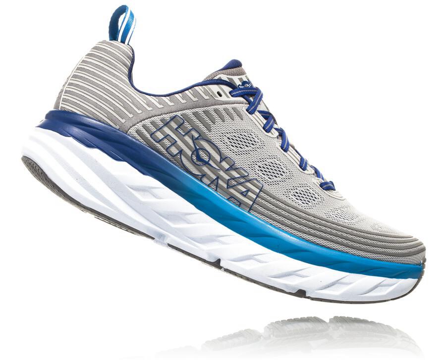 Tenis Hoka One One Masculino Cinzentas - Bondi 6 - 708-CQMAIL